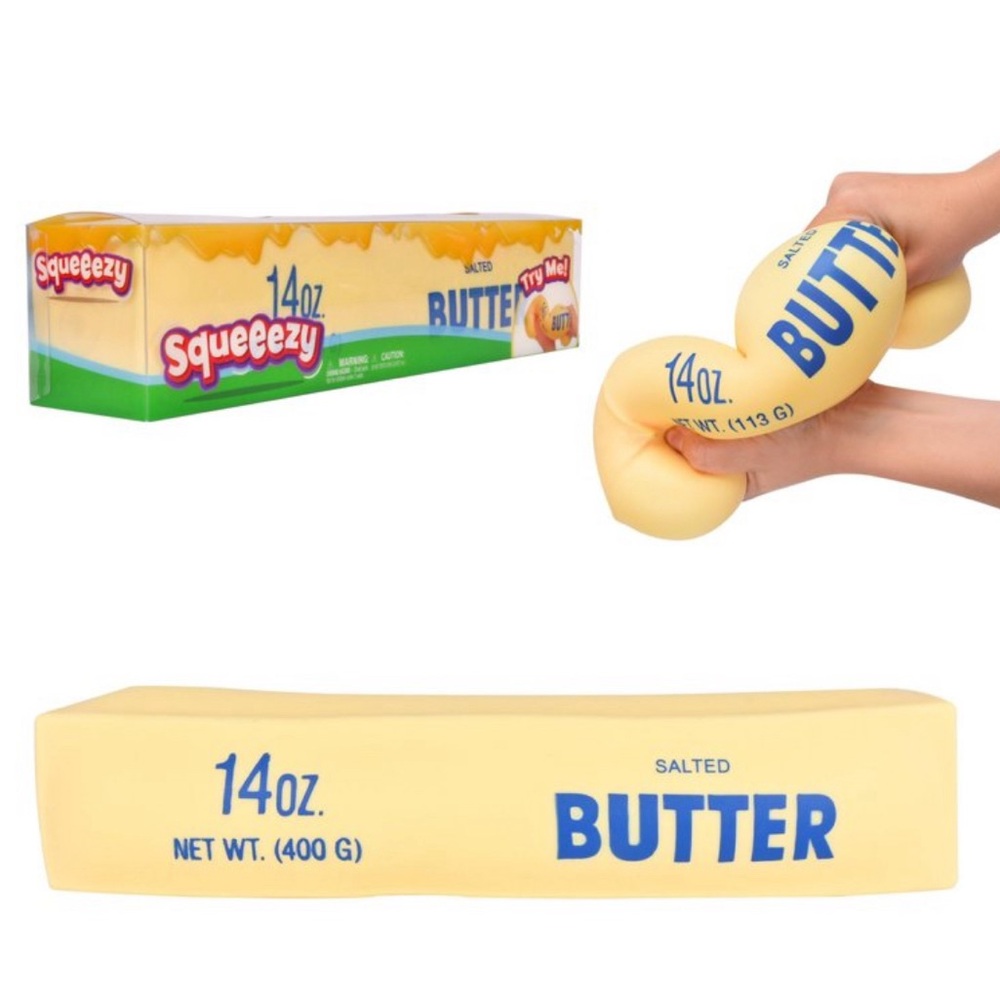 Bundle of 2 -Squeeze squishy butter stick new in package